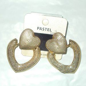 Pastel Collection Earrings Heart Shaped Jewelry